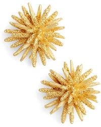 Karine Sultan - Large Stud Earrings - Lyst