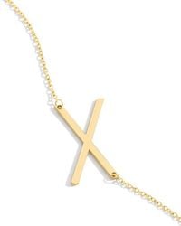 Mint & Lily - Statement Initial Necklace - Lyst
