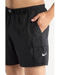 Nike - 5-Inch Cargo Swim Trunks - Lyst