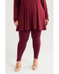 24seven Comfort Apparel - Comfortable Ankle Leggings - Lyst
