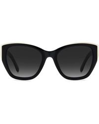 Kate Spade - Yolanda 51mm Polarized Gradient Cat Eye Sunglasses - Lyst