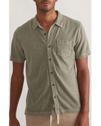 Marine Layer - Cotton Slub Button-up Shirt - Lyst