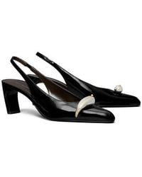 Tory Burch - Pierced Xl Slingback Pump - Lyst