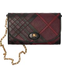 Burberry - Highlands Chain Strap Wallet - Lyst