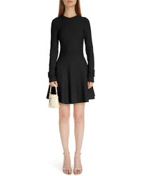 Givenchy - 4g Jacquard Knit Long Sleeve Minidress - Lyst