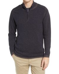 The Normal Brand - Jimmy Cotton Quarter-zip Sweater - Lyst