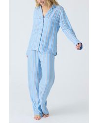 Pj Salvage - Stripe Hype Pajamas & Head Wrap Set - Lyst
