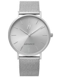 NCMPRBL - Advance Chrome Mesh Strap Watch, 36Mm - Lyst