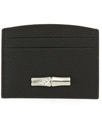 Longchamp - Roseau 4-slot Leather Card Case - Lyst