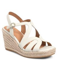 Söfft - Norma Slingback Espadrille Platform Wedge Sandal - Lyst