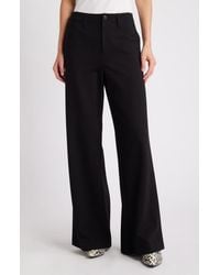 Rag & Bone - Sofie High Waist Wide Leg Ponte Knit Pants - Lyst