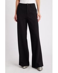 Rag & Bone - Sofie High Waist Wide Leg Ponte Knit Pants - Lyst