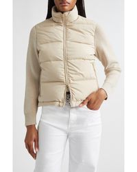 Eleventy - Diamond Quilted Down Jacket - Lyst