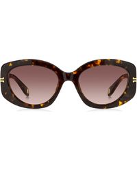 Marc Jacobs - 56mm Gradient Rectangular Sunglasses - Lyst
