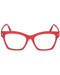 Tom Ford - 53Mm Square Light Blocking Optical Glasses - Lyst