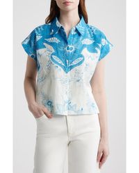 Cleobella - Simone Cotton & Linen Button-Up Shirt - Lyst