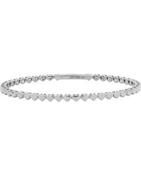 Bony Levy - 14K Heart Flexible Bracelet - Lyst