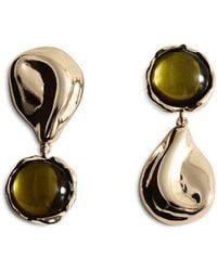 Mango - Mixed Resin Drop Earrings - Lyst