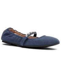 Stuart Weitzman - Goldie Stud Ballet Flat - Lyst