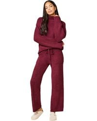 Softies - Solid Marshmallow Rib Mock Neck With Long Pant - Lyst