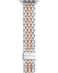 Michele - Stainless Steel 20mm Apple Watch® Bracelet Watchband - Lyst