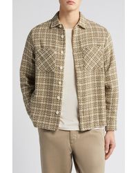 Wax London - Whiting Mercer Check Button-up Overshirt - Lyst