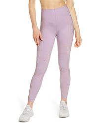 Nike Neon Stud Training Tights - Purple