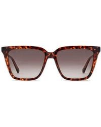 Fossil - 56Mm Square Sunglasses - Lyst
