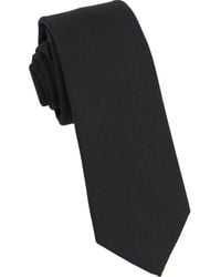 Brooklyn Brigade - Solid Cotton Tie - Lyst