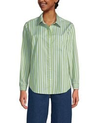 Lands' End - Cooling Button Front Shirt - Lyst