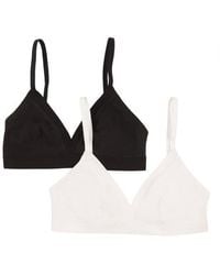 Felina - Assorted 2-Pack Stretch Cotton Bralettes - Lyst