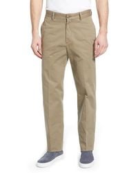 Berle - Charleston Khakis Flat Front Chino Pants - Lyst