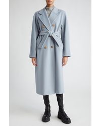 Max Mara - Madame Double Breasted Wool & Cashmere Belted Coat - Lyst