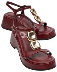 Prologue Shoes - Kerry Buckle Platform Sandal - Lyst