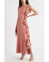 Chelsea28 - Asymmetric Ruffle A-Line Dress - Lyst