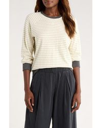 Marine Layer - Reversible Raglan Sleeve Top - Lyst