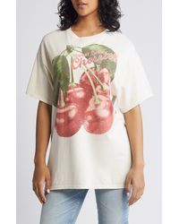 THE VINYL ICONS - Cherries Cotton Graphic T-shirt - Lyst