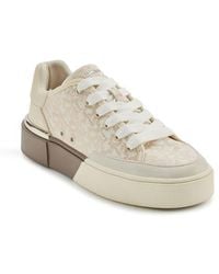DKNY - Logo Patterned Platform Sneakers - Lyst