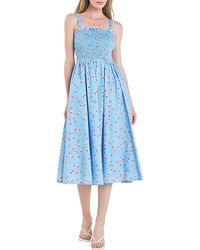 English Factory - Smocked Floral Sundress - Lyst