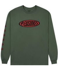 Pleasures - Bubble Logo Long Sleeve Graphic T-Shirt - Lyst