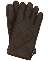 Barbour - Westerndale Quilted Touchscreen Gloves - Lyst