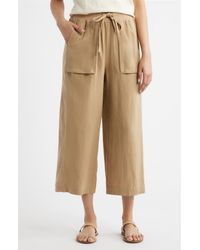 City Blues - Patch Pocket Crop Drawstring Pants - Lyst