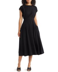 Nordstrom - Pleated A-line Dress - Lyst