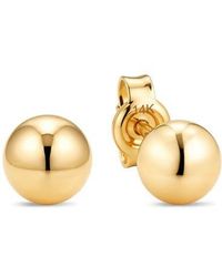 DEVATA - Ball Stud Earrings - Lyst