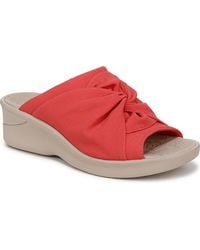 LifeStride - Smile 3 Open Toe Wedge Slide Sandal - Lyst