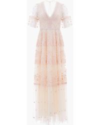 Needle & Thread - Midsummer Lace Gown - Lyst