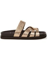 Bobbies - Atlas Flat Sandals - Lyst