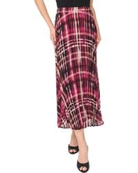 Halogen® - Pleated Elastic Waist Midi Skirt - Lyst