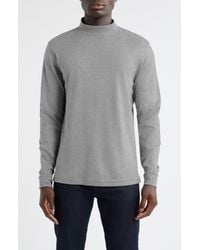 Scott Barber - Pima Cotton Interlock Mock Neck Top - Lyst