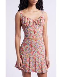 Rip Curl - Las Dalias Floral Print Crop Tank - Lyst